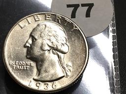 1936 Washington Quarter, High Quality