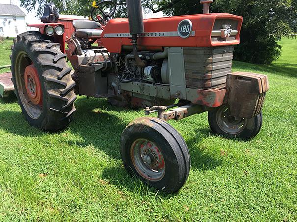 MF180 Perkins 3.9L 4cyl diesel, open station tractor, 6spd, 3pt, single hyd. outlet, 540 PTO