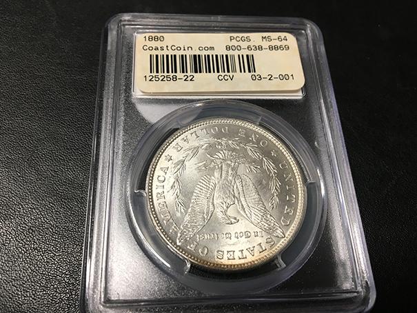 1880 Morgan Dollar PCGS MS64