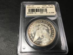 1881-CC Morgan Dollar PCGS MS64