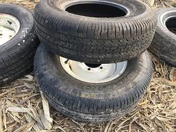 2X$ DHT2 235/75R15 one on 6 bolt rim