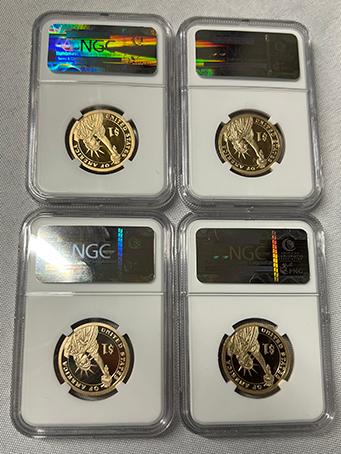 2014-S Presidential $1 Coins Early Releases NGC PF70 Ultra Cameo