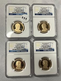 2014-S Presidential $1 Coins Early Releases NGC PF70 Ultra Cameo