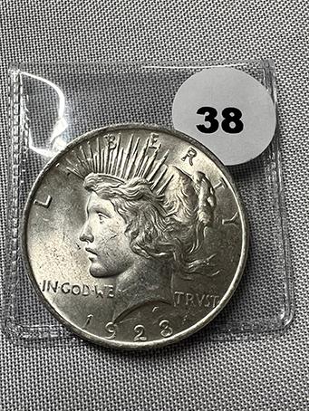 1923 Peace Dollar UNC