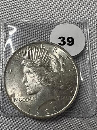 1923 Peace Dollar UNC