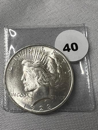 1923 Peace Dollar UNC