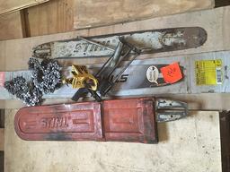 Chainsaw sharpener & parts