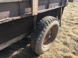 5x10ft single axle (wood) trailer, sells with firewood