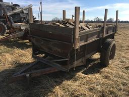 5x10ft single axle (wood) trailer, sells with firewood