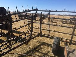 4 Section Harrow on Cart