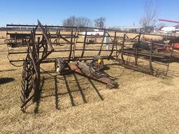 4 Section Harrow on Cart