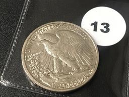 1939 Walking Liberty Half Unc.