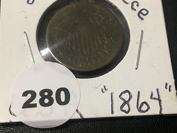 1864 2 Cent
