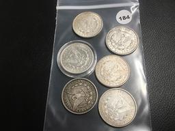 6X$ 1921 Morgan Dollars