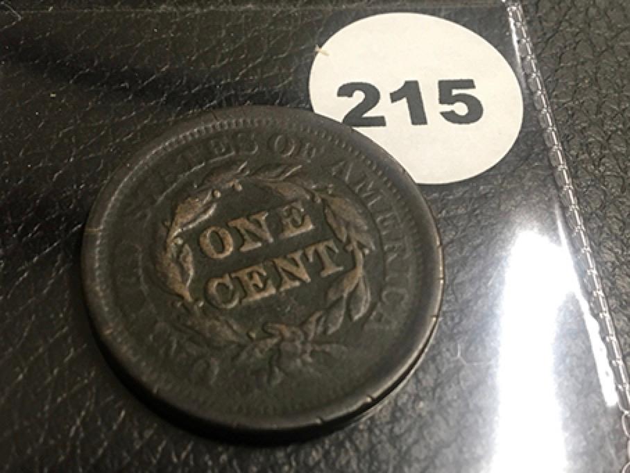 1852 Large Cent