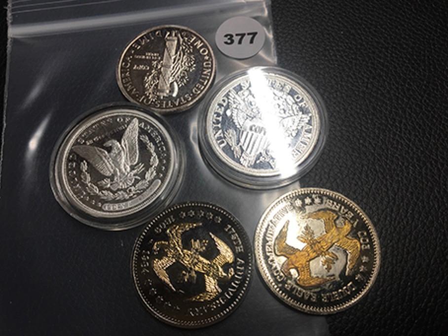 (2) Comm. Coins & Coin Copies