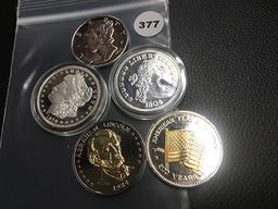 (2) Comm. Coins & Coin Copies