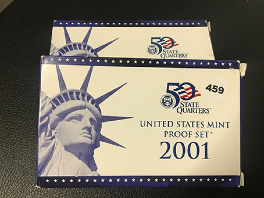 (2) 2001 Proof Sets