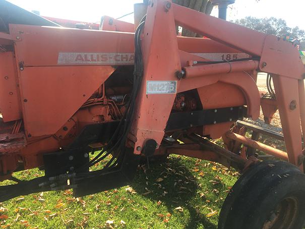 AC 185 Open Station Diesel Tractor, 3 pt, top link, 2 Hyd outlets, 18.4-30 tires