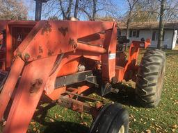 AC 185 Open Station Diesel Tractor, 3 pt, top link, 2 Hyd outlets, 18.4-30 tires