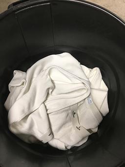 Trash Can 1/2 Full of Long Underwear