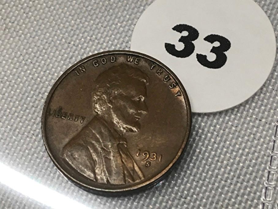 1931-S Lincoln Cent