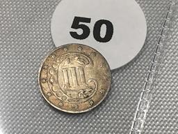 1862/1 3 Cent Silver