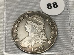 1826 Bust Half Dollar