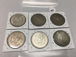 6X$ 1921 Morgan Dollars