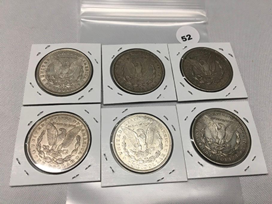 6X$ 1921 Morgan Dollars