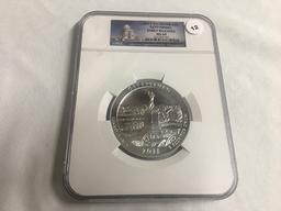 2011 Gettsburg 5oz. Silver  NGC MS69