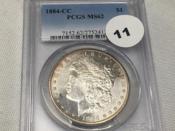 1884-CC Morgan Dollar PCGS MS62