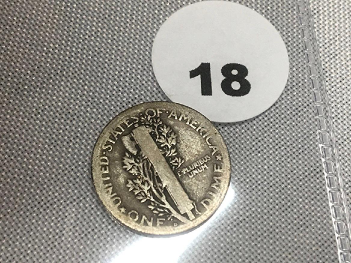 1921-D Mercury Dime