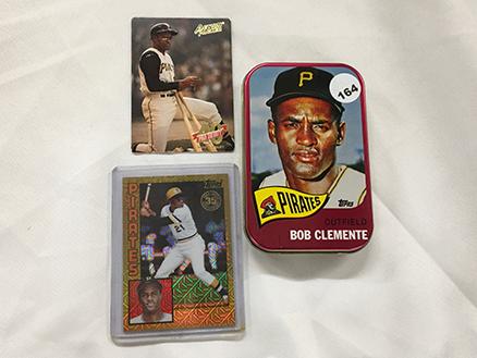 Bob Clemente Tin & 2 Cards #69, T84-33 (21/50)
