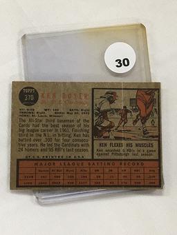 1962 Topps 370, Ken Boyer
