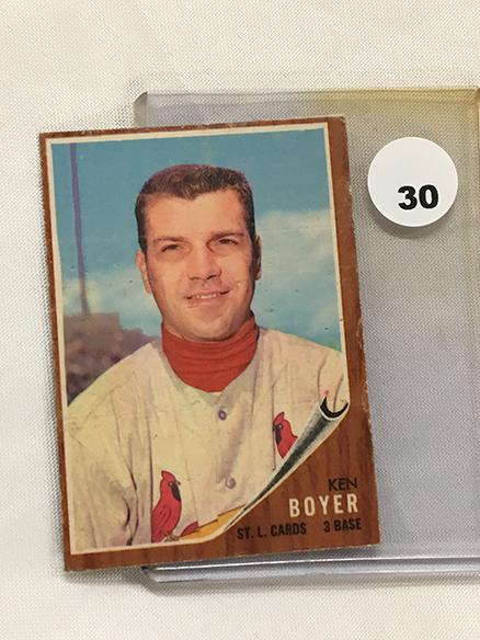 1962 Topps 370, Ken Boyer