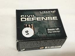 NO SHIPPING! 20 Rds 9 M + P, 50 grain