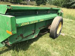 JD 350 PTO Driven Manure Spreader, Single Beater