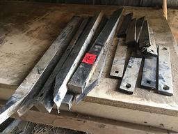 (7) Manure Fork Attachments for Material Bucket