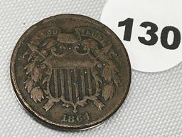 1864 2 Cent Piece