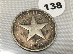 1915 10 G. Centavos