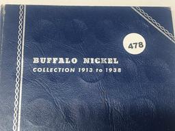 Partial Book Buffalo Nickels (43 Coins)