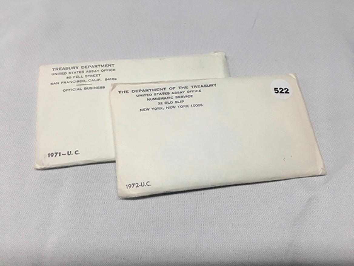 1971, 72 Mint Set