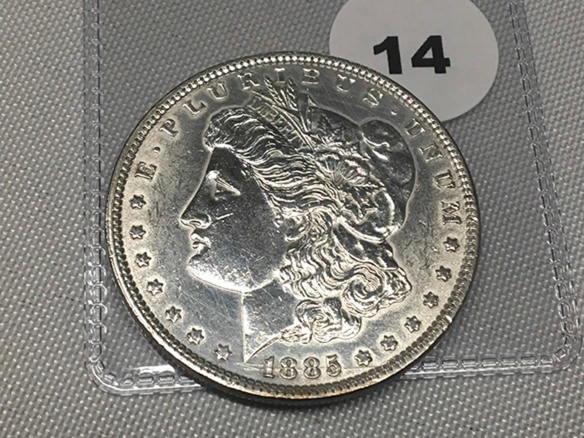 1885 Morgan Dollar