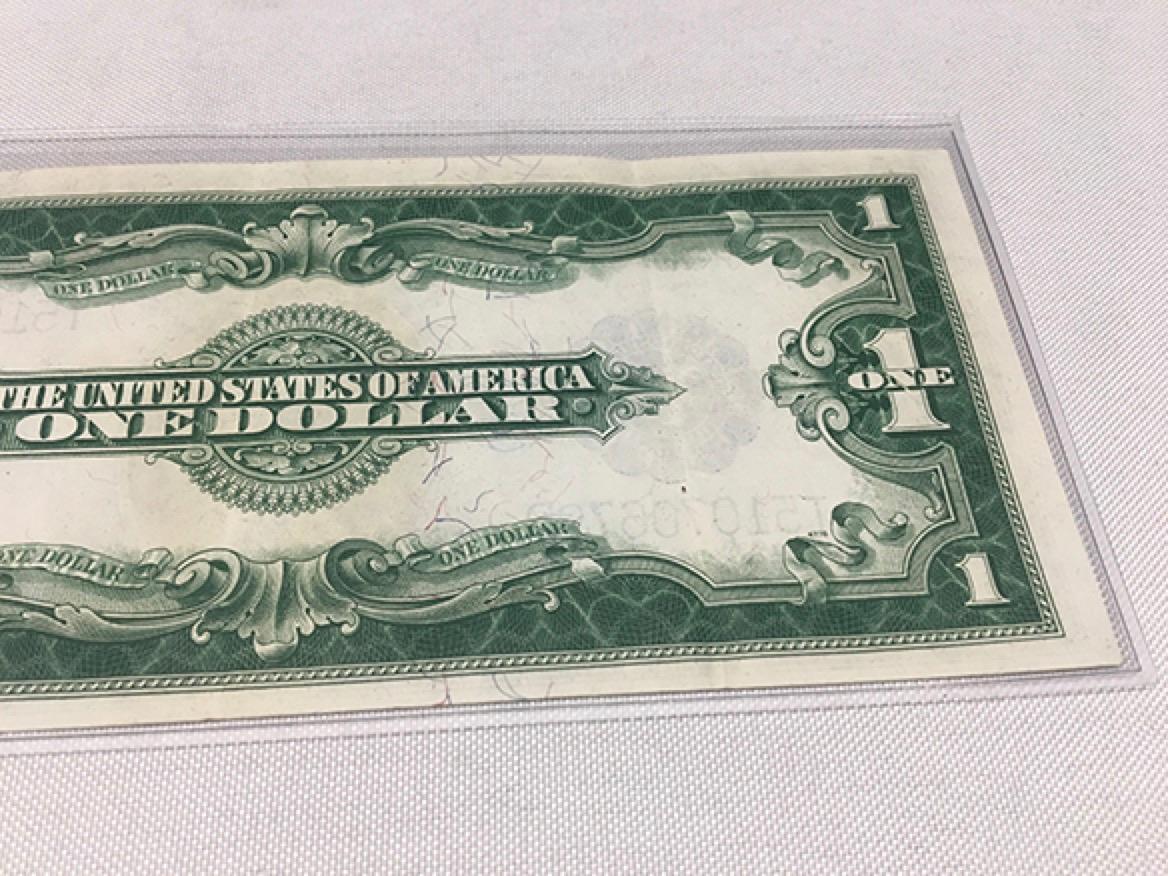 1923 Washington Silver Certificate Large Note, Light Fold Marks, Great Eye Appeal