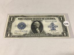 1923 Washington Silver Certificate Large Note, Light Fold Marks, Great Eye Appeal