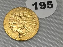1911 $5 Indian Gold