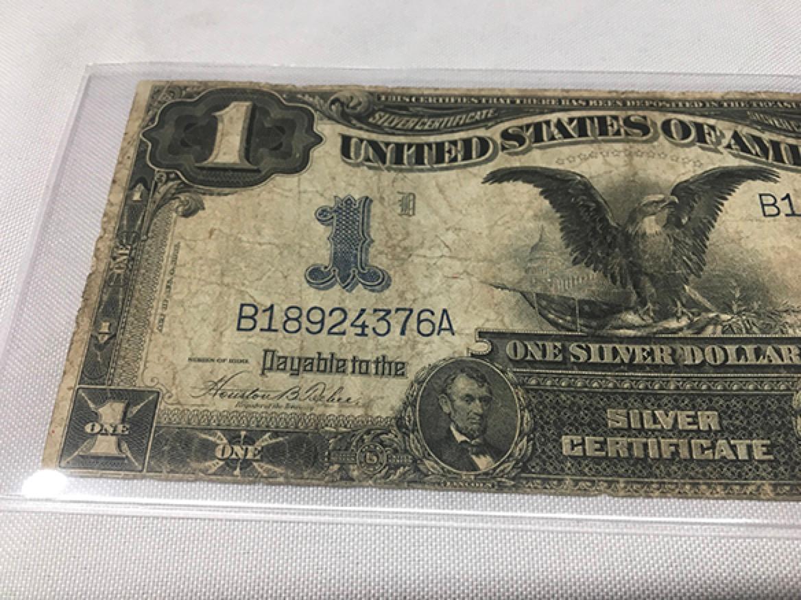 1899 Black Eagle Silver Certificate, Circulated
