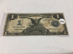 1899 Black Eagle Silver Certificate, Circulated