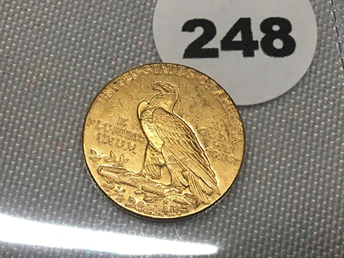 1925 $2 1/2 Indian Gold